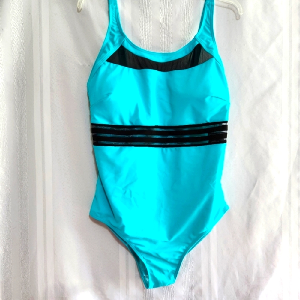 DACI ONE-PIECE BATHINSUIT MINT/BLACK COLOR SIZE XX